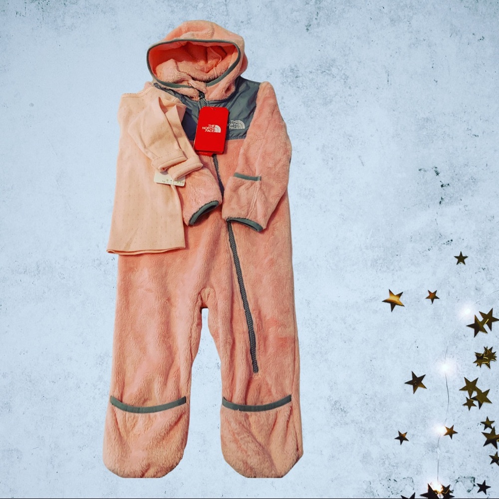 NWT north face footies